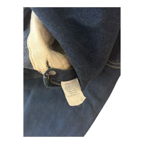 Vintage Clemson Tigers Liberty Youth Size 8 Bib Overalls Denim - Picture 10 of 11